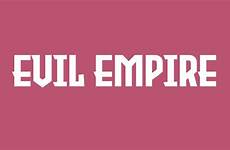 evil empire font