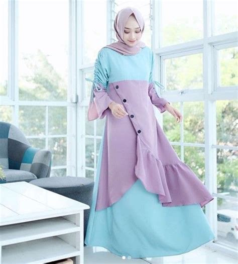 Baju muslim anak pasti dibutuhkan jelang bulan suci ramadan kali ini. Model Busana Muslim Remaja Kekinian - Kekinian 2021 Gamis ...