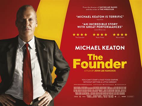 The founder is a 2016 biographical drama film directed by john lee hancock and written by robert siegel. The Founder UK Movie Poster - HeyUGuys