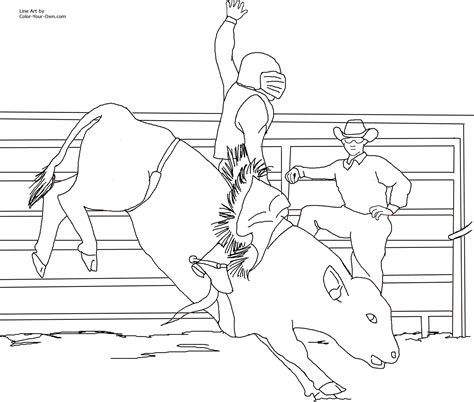 The links below will take you to all the free coloring pages on this site. Miniature Bucking Bull Coloring Page