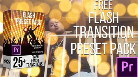 Transition effects blend the contents between two sequence clips over time, to smooth out an edit or add visual interest. FREE FLASH TRANSITION PRESET PACK | ADOBE PREMIERE PRO CC ...