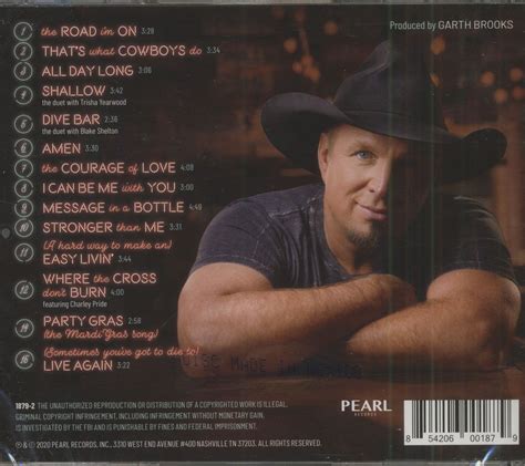 The lead single, all day long, was released on june 19, 2018, followed by a second single, stronger than me, on november 19, 2018. Garth Brooks CD: Fun (CD) - Bear Family Records