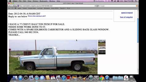 Check spelling or type a new query. Craigslist Wichita Falls Texas - Used Vehicles Under $800 ...