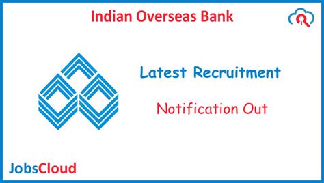 Keep track of your account activity with monthly account statements which will be sent to your registered email id and also sms alerts which will be sent to your registered mobile number for every transaction. Indian Overseas Bank Recruitment 2020 - Latest IOB Jobs ...