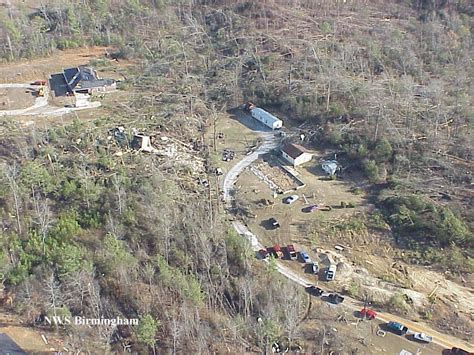 The tornado also unscrewed and scattered several bolts from the building — again, no problem to replace. Tuscaloosa, AL F4 Tornado - December 16, 2000 - Tornado Talk