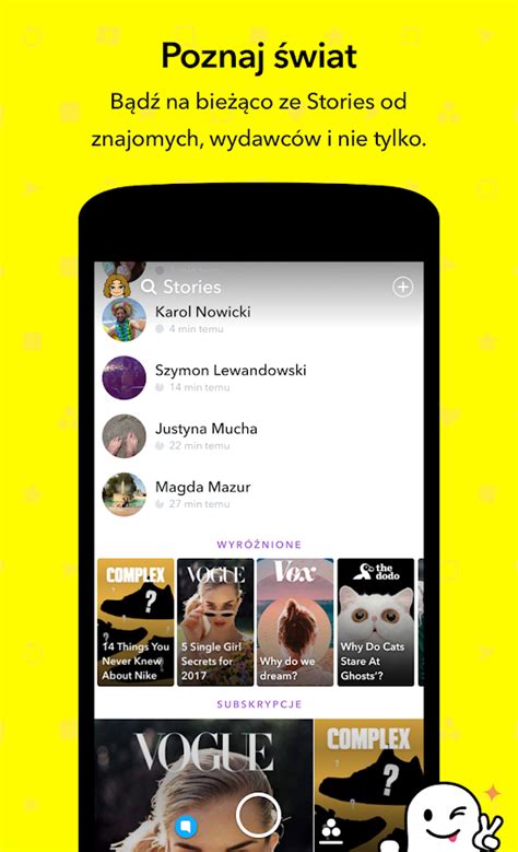 Wyskakuje komunikat coś w stylu: Snapchat - Aplikacje na Androida w Google Play