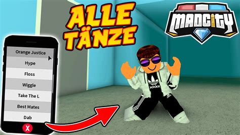 In this video i'll be showing you how to get five free event emotes on roblox! ALLE *TANZ EMOTES* IN MAD CITY ROBLOX - YouTube