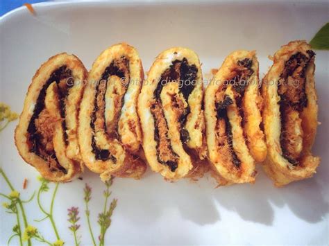 All in less than 20 minutes! Miki's Food Archives : Seaweed Egg Roll (my cheat version ...