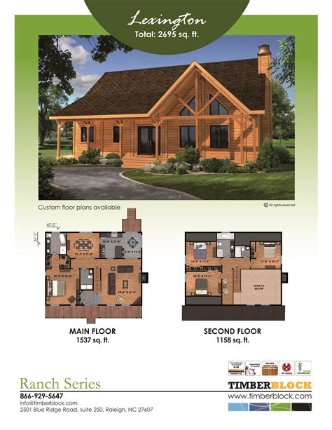 A design for one story living. Pin on Classic Series - Timber Block Engineered Wood Homes