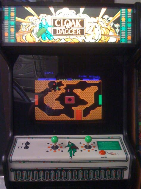 Agent x, complete with trenchcoat. suicide bullets: New cab: Cloak & Dagger - Atari 1983