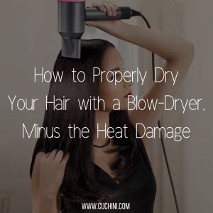 You can counteract it with good conditioners. How to Properly Dry Your Hair with a Blow-Dryer, Minus the ...