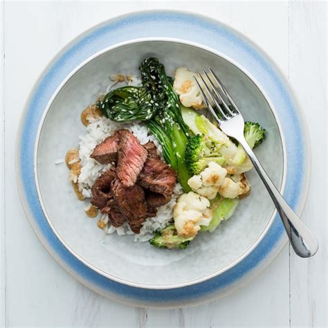 A recipe consists of a list of ingredients and directions, not just a link to a domain. Japanese Beef Steak with Sesame Veggies and Goma Dare ...