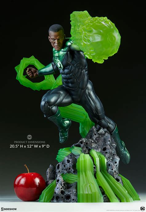 Black lawn jockey statue with lantern for sale with amazing competitive piece and art details a lawn jockey is a small statue of a man in jockey clothes, intended to be placed in front yards as hitching posts, similar to those of footmen bearing lanterns near entrances and gnomes in gardens. DC Comics - Green Lantern John Stewart Premium Format ...