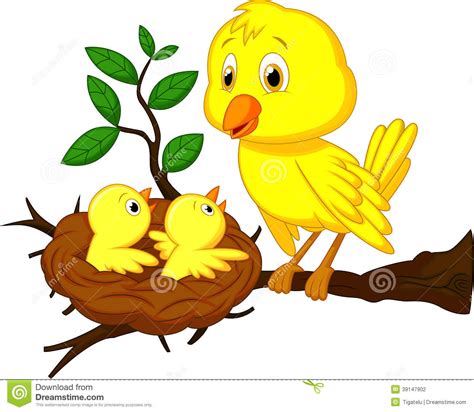 Bird Nest Cartoon | Free download on ClipArtMag