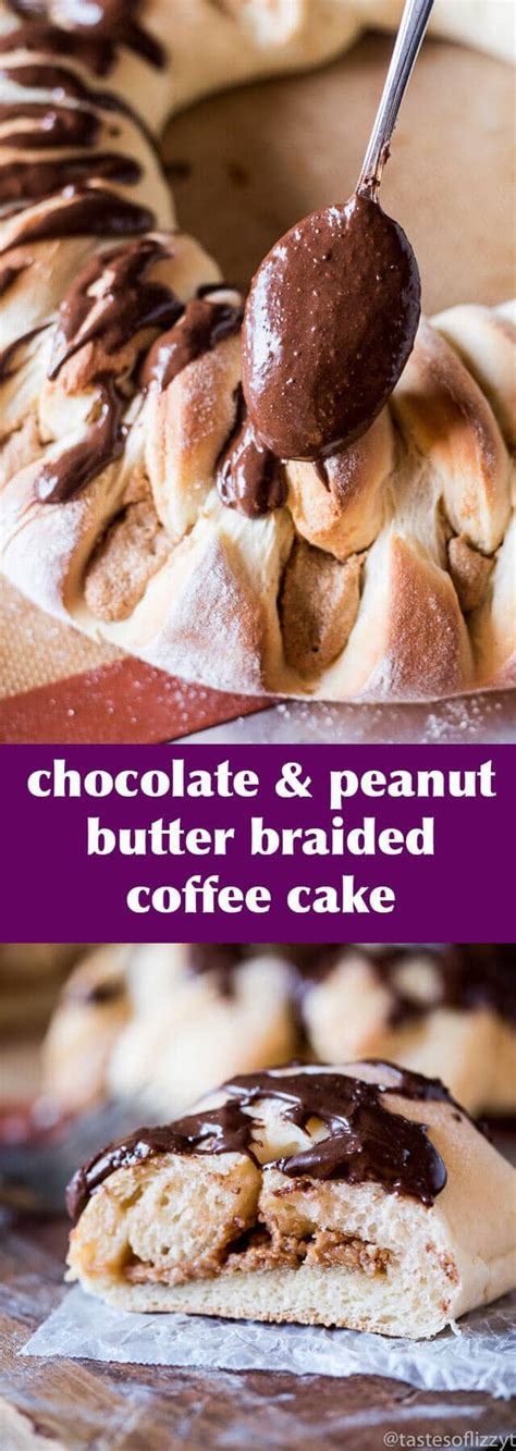 It's made with an easy homemade pesto, and i pinky promise it's easier to braid this loaf than you'd think! Braided Coffee Cake {Stuffed with Peanut Butter and Topped w/ Chocolate}