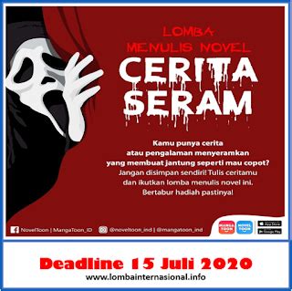 Tapi, untuk memberikan sisi keunikannya, lomba ini bisa kamu rancang dengan minuman jamu yang. lombainternasional.info: Gratis Lomba Menulis Novel ...