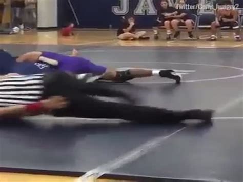 The data is only saved locally (on your computer) and never transferred to us. 1% Referee, 99% Eel - Wrestling Referee Slipped
