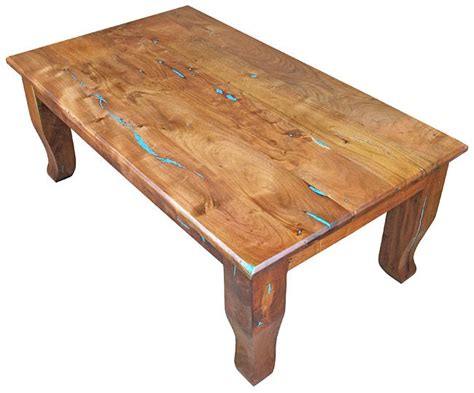 Check spelling or type a new query. Southwest Mesquite Coffee Table with Turquoise Inlay ...