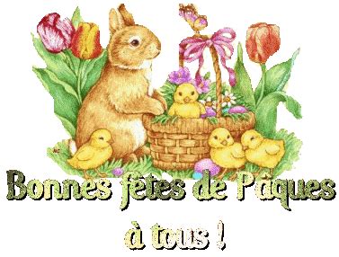 Explication, oeufs, cloches, lapin de pâques, lundi de pâques, oeuvres d'artistes angelico, de vinci | blog gs cp ce1 ce. Gifs Bonnes fêtes de Pâques - MCreations