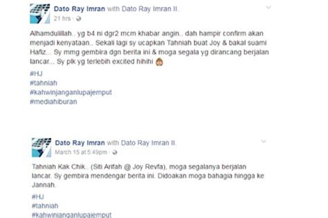 Joy revfa dedah ustaz selebriti minta gambar tak senonoh. Ini Respon Mengejutkan Dari Bekas Suami, Setelah Joy Revfa ...