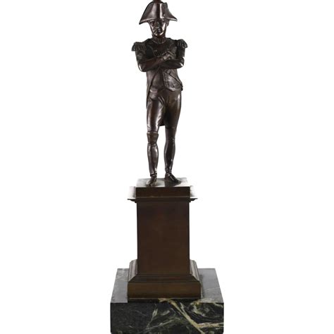 French Bronze Sculpture of Napoleon Bonaparte as General on Marble from ...