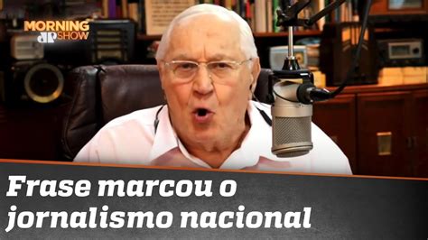 O restaurante da emissora, onde eles almoçavam de graça, foi fechado. "Isso é uma vergonha!": Boris Casoy conta como surgiu o ...