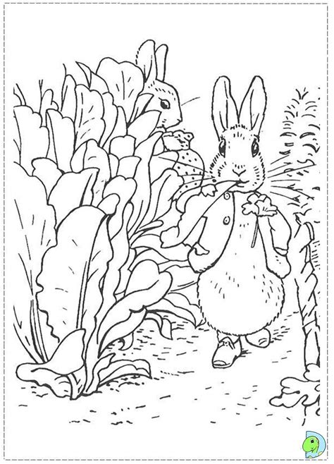 Peter rabbit coloring pagesfairy tale coloring pages for kids: Peter rabbit coloring pages to download and print for free