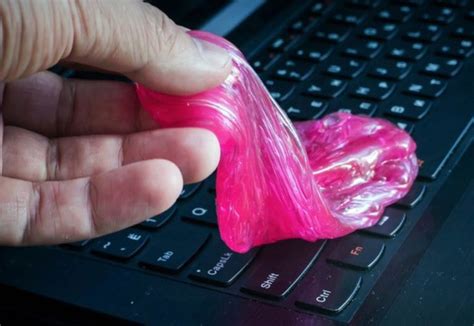 Does anyone have any tips for how to remove dust from your computer? DIY Cleaning Slime To Remove Dirt, Dust And Crumbs Out Of ...