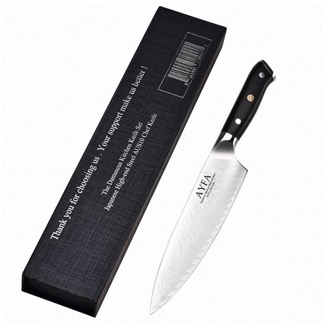 Discover chef's knives on amazon.com at a great price. Chef Knife 8 Inch Damascus Japanese High-end Steel ...