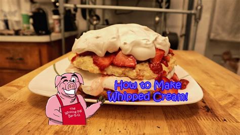Powdered milk, powdered sugar or cornstarch. How to Make Whipped Cream! - YouTube