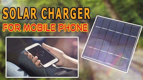 The safe way, you need to check your original phone's charger plug and find the voltage. How to make Solar 5 volt charger for mobile phone at home ...