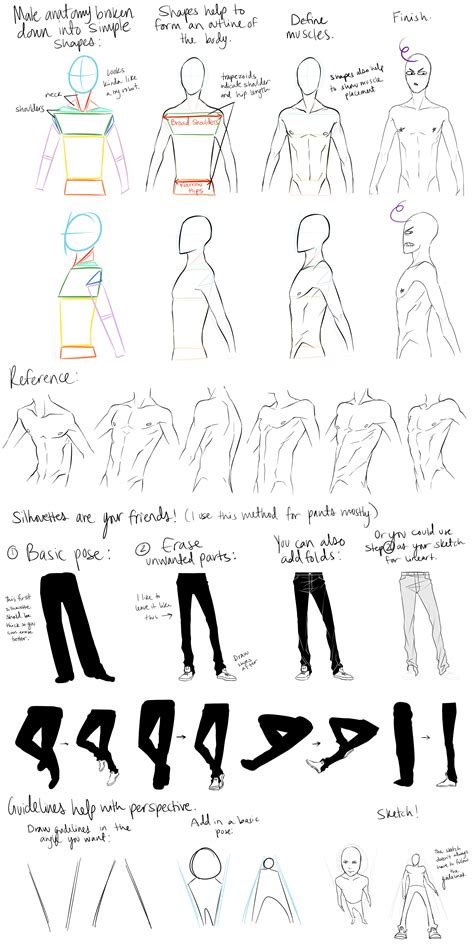 Maybe you would like to learn more about one of these? Male Anatomy Reference and Perspective Tips by DeviantTear ...