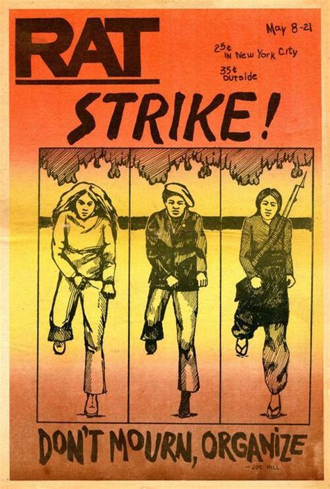 New york had always been a newspaper town. RAT "Strike! Don't Mourn, Organize" - 1970 New York ...