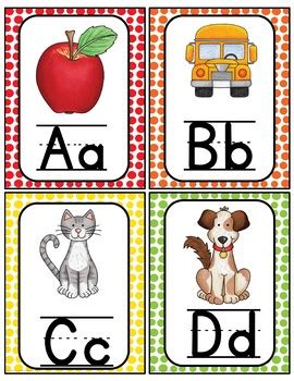 The old english letter wynn (ƿ) was replaced by uu, which eventually developed into the modern w. Alphabet Word Wall Cards & ABC Chart by Teaching Superkids | TpT