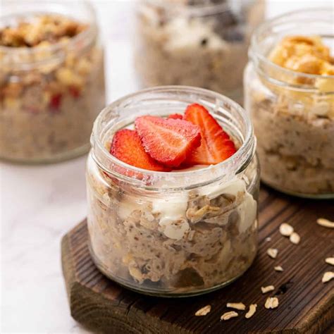 45 calories of milk, 2%, with added nonfat milk solids, without added vit a, (0.33 cup). Overnight Oats Recipe Low Calorie : Low Calorie Overnight ...