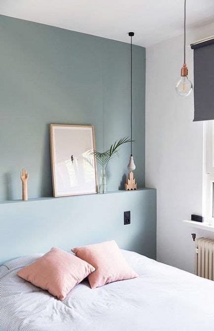 Home » bedroom » astonishing green bedroom walls of sage accent wall behind the all white. 56 trendy bedroom interior colour accent walls | Interior design bedroom, Sage green bedroom ...