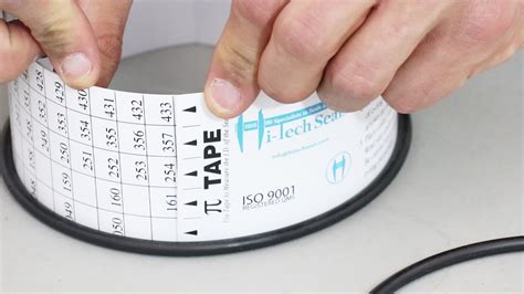 2 ways of how to measure an o'ring. How to Measure an O-Ring - Hi-Tech Seals - YouTube