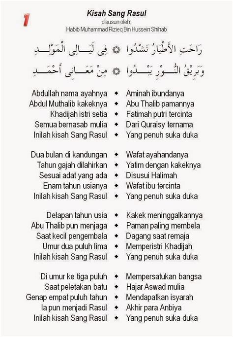 Nabi soalan topikal dan jawapan tasawwur islam ting 4 & 5 nbsp;· • bilangan nabi tidak wajib diketahui • wajib mengetahui bilangan dan nama 25 orang. Lirik Lagu Rohatil Athyaru Tasydud (kisah sang rasul) oleh ...