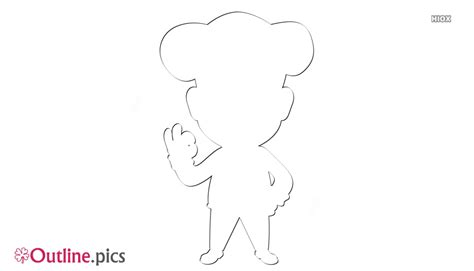 New users enjoy 60% off. Cartoon chef Outline Drawing Images, Pictures