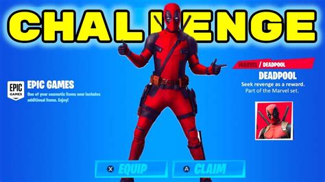 They could be done during chapter 2: Fortnite Deadpool Week 6 Challenge - YouTube