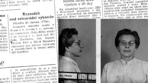 S prahou je pak spjato její mládí a téměř celý její život. Milada Horáková, ett justitiemord begått av regimen i ...