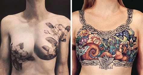 My previous laser tattoo removal session was a month prior to my breast augmentation. Tattoo Artists Cover Breast Cancer Survivors' Scars With ...