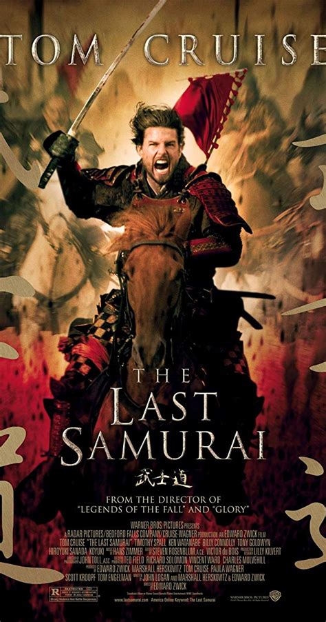 An american military advisor embraces the samurai culture he was hired to destroy after he is captured in battle. The Last Samurai (2003) - IMDb