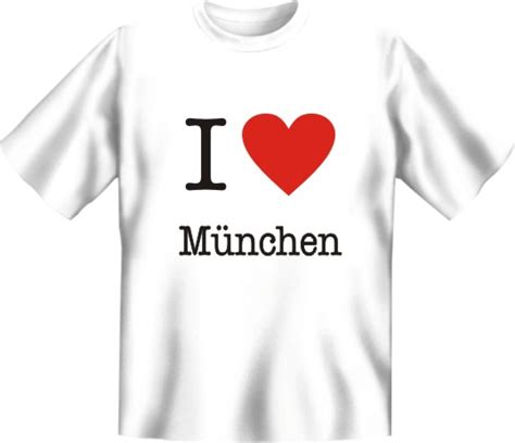 Bei wohnungsboerse.net finden sie ein großes angebot an attraktiven wohnungen in münchen jeder preisklasse! I love München - T-Shirt - Textilien - S