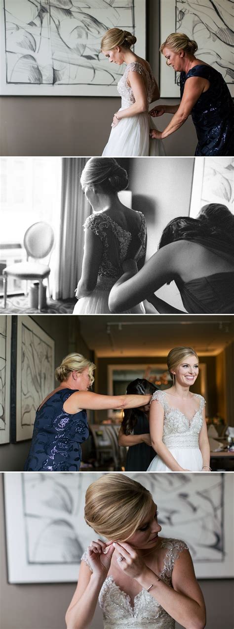 On the day of her wedding, all eyes are on the bride but many would love to see them in these moments which take place usually just before or just after the wedding. Bride getting dressed. #watters wedding gown | Blog ...