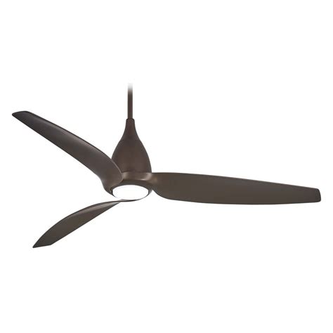 Available in oil rubbed bronze, pure white and brushed. 60-Inch Minka Aire Tear Oil Rubbed Bronze LED Ceiling Fan ...