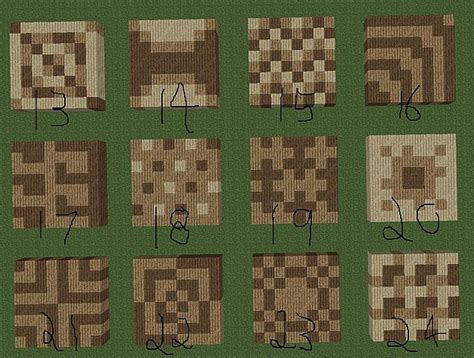 Here's a wood floor pattern i came up with, i think it looks pretty neat and haven't seen it around before, so thought. Flooring ideas Minecraft Map