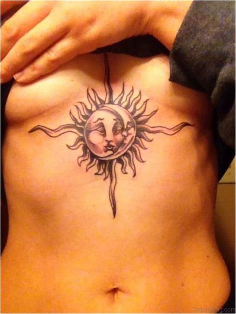 It warms the earth and provides light. 63 Adorable Moon Tattoos For Chest