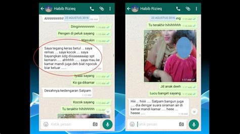 Rizieq shihab, yang kabarnya kini sedang ada di arab saudi, tak terima. Bukti Percakapan Di Whatsapp Rizieq Shihab Berselingkuh ...