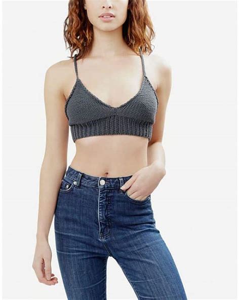 Knitting pattern basic bralette knit crop top knit top | etsy. Refresh Your Wardrobe with These Stylish Summer Knitting ...